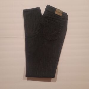 Womens Vintage Anchor Blue Skinny Jeans Size 7 Short 31x31